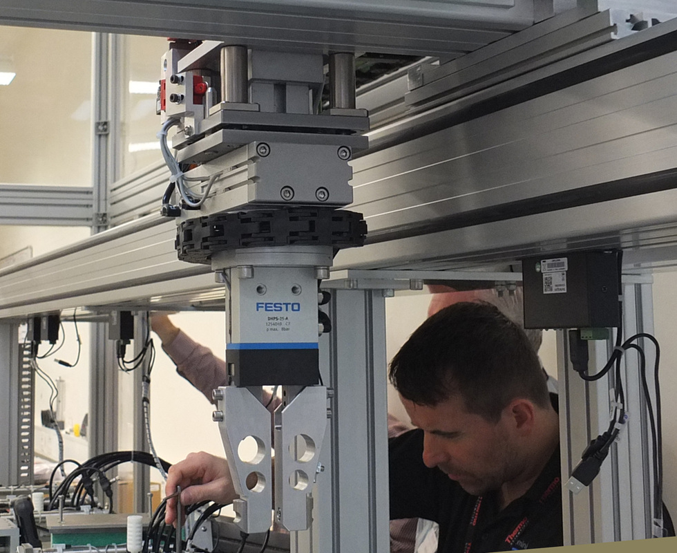 GEMINI Installation team commissioning a Robotic EPD Calibration System